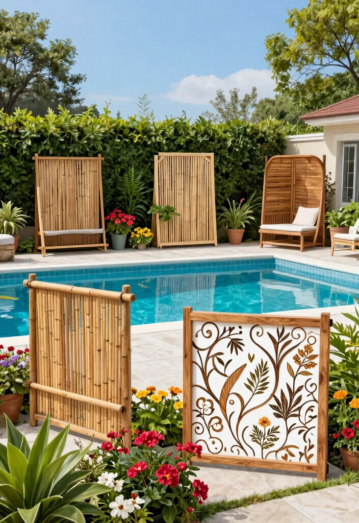 7 Elegant Pool Pump Screen Ideas Bamboo and Wood Conclusion 0
