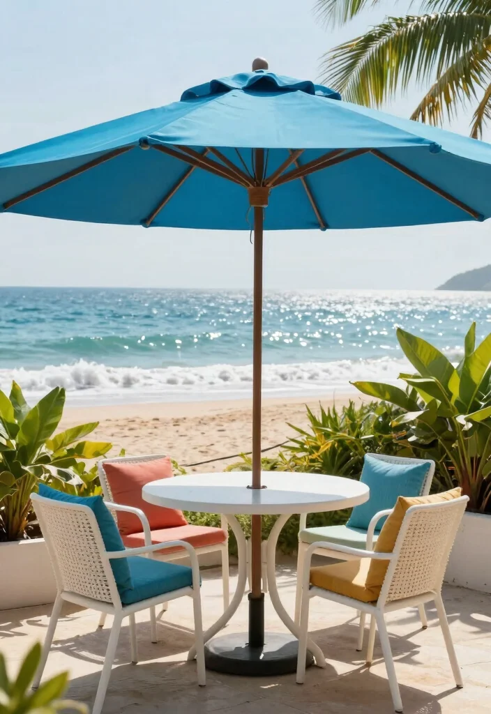 7 Guide to the Best Color for Patio Umbrella Fade Resistance 1 7 Guide to the Best Color for Patio Umbrella Fade Resistance 1. Coastal Blue A Timeless Choice 0
