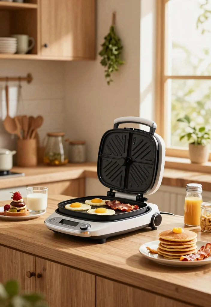 9 Best Flat Top Griddle for Gas Stove Indoor Cooking 3. Cuisinart 5 in 1 Griddler 0