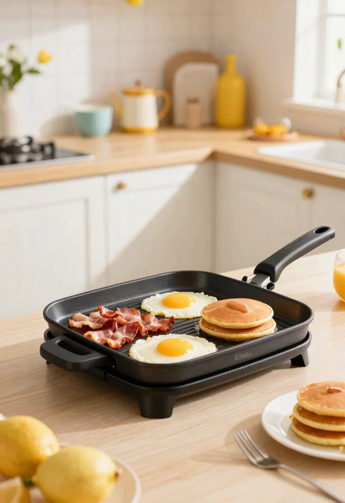 9 Best Flat Top Griddle for Gas Stove Indoor Cooking 8. T fal Nonstick Griddle 0