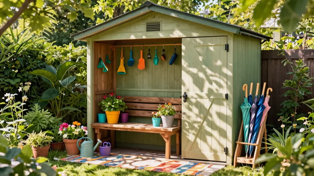 9 Clever Patio Umbrella Organization Ideas for Sheds