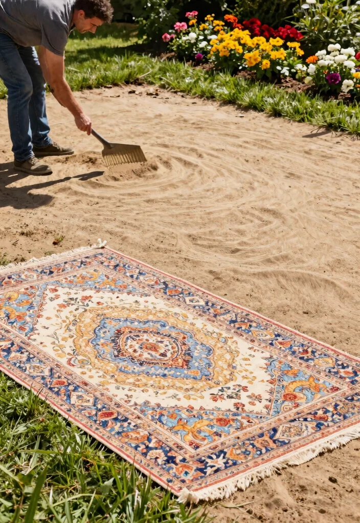 9 Clever Tips for Outdoor Rug on Top of Grass Setup 3 9 Clever Tips for Outdoor Rug on Top of Grass Setup 3. Create a Level Base 0