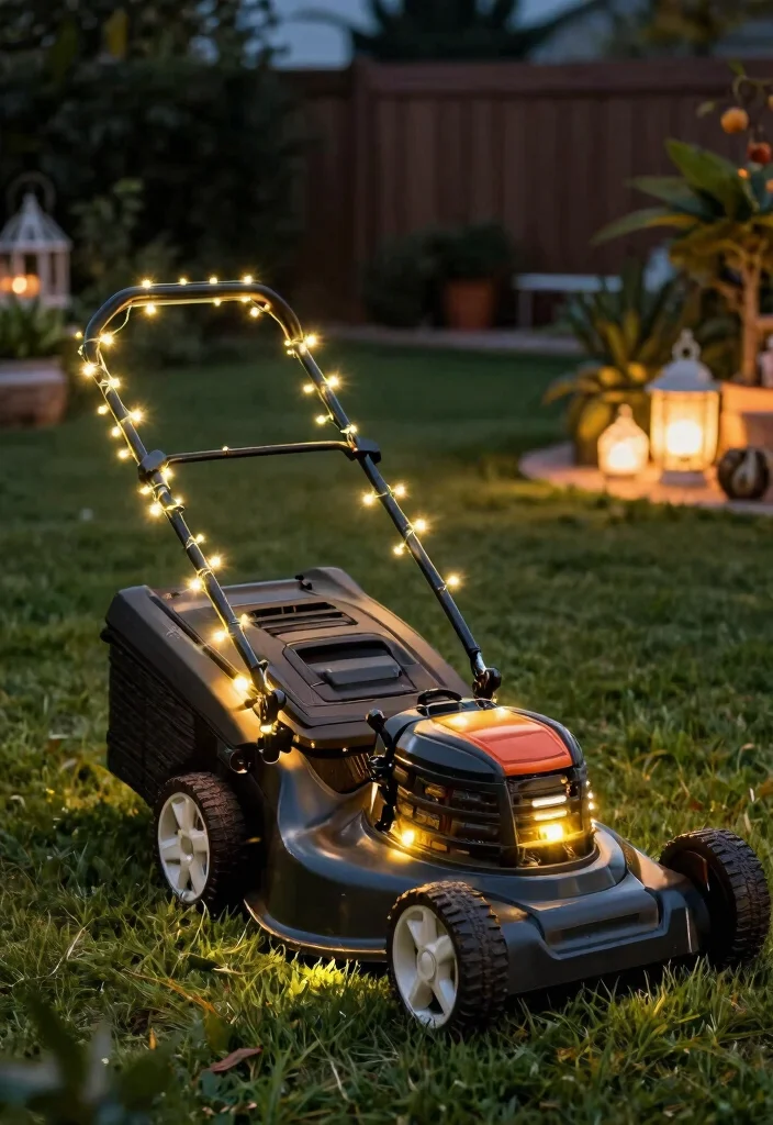 9 Fun DIY Lawn Mower Personalization Ideas (Pimp Your Ride) 7 9 Fun DIY Lawn Mower Personalization Ideas Pimp Your Ride 7. DIY Mower Lights 0