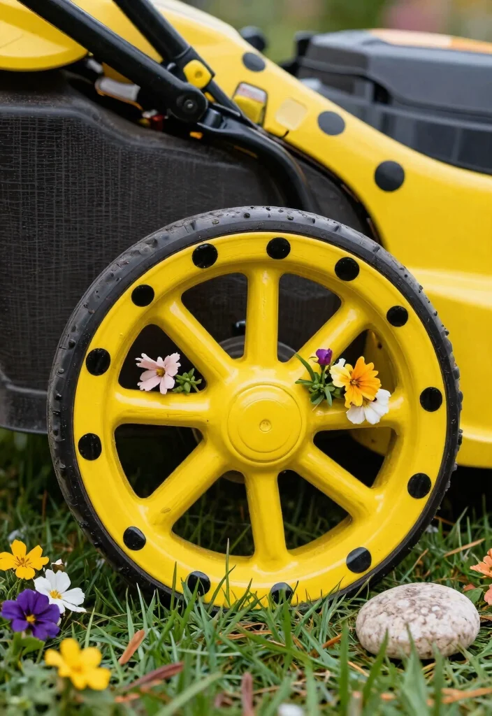 9 Fun DIY Lawn Mower Personalization Ideas (Pimp Your Ride) 8 9 Fun DIY Lawn Mower Personalization Ideas Pimp Your Ride 8. Unique Wheel Designs 0