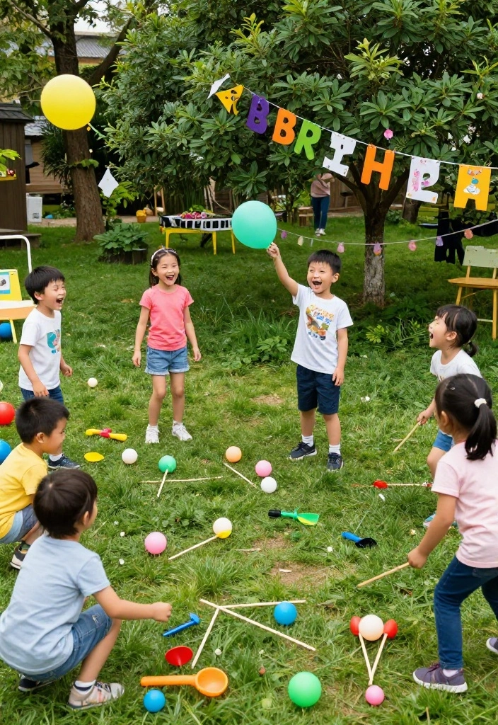 9 Fun Lawn Mower Birthday Party Ideas for Kids 3. Outdoor Party Games 0