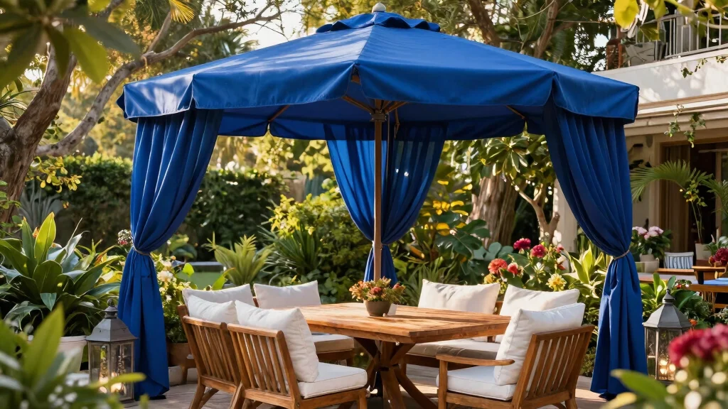 9 Pro Patio Umbrella Decoration Tips for a Luxury Look