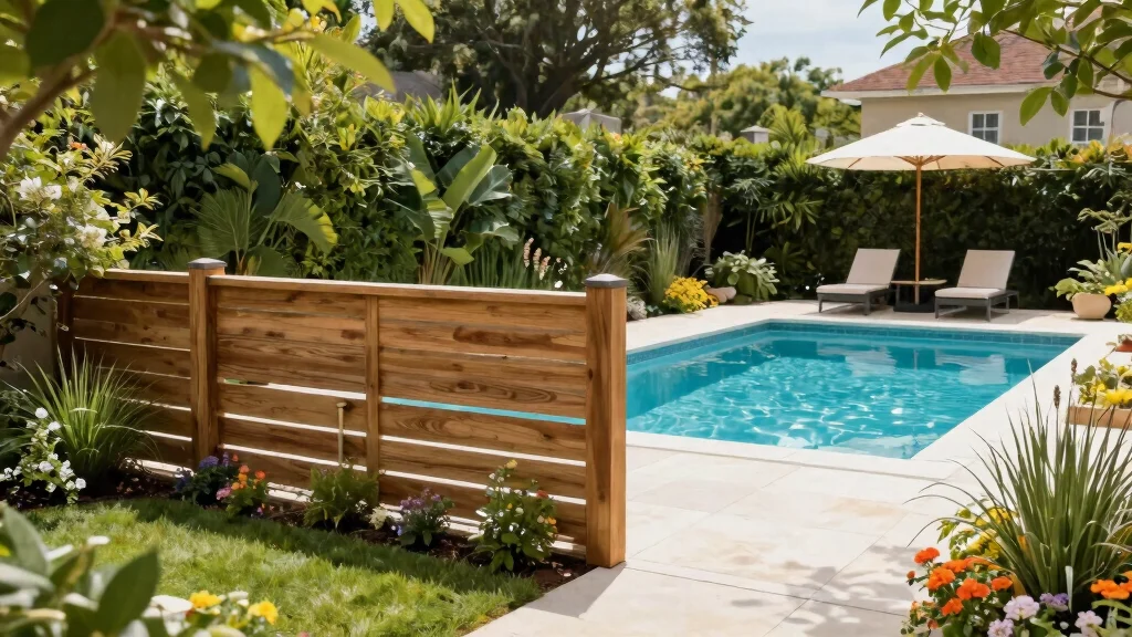 9 Stylish Pool Pump Fence Ideas for Backyard Privacy