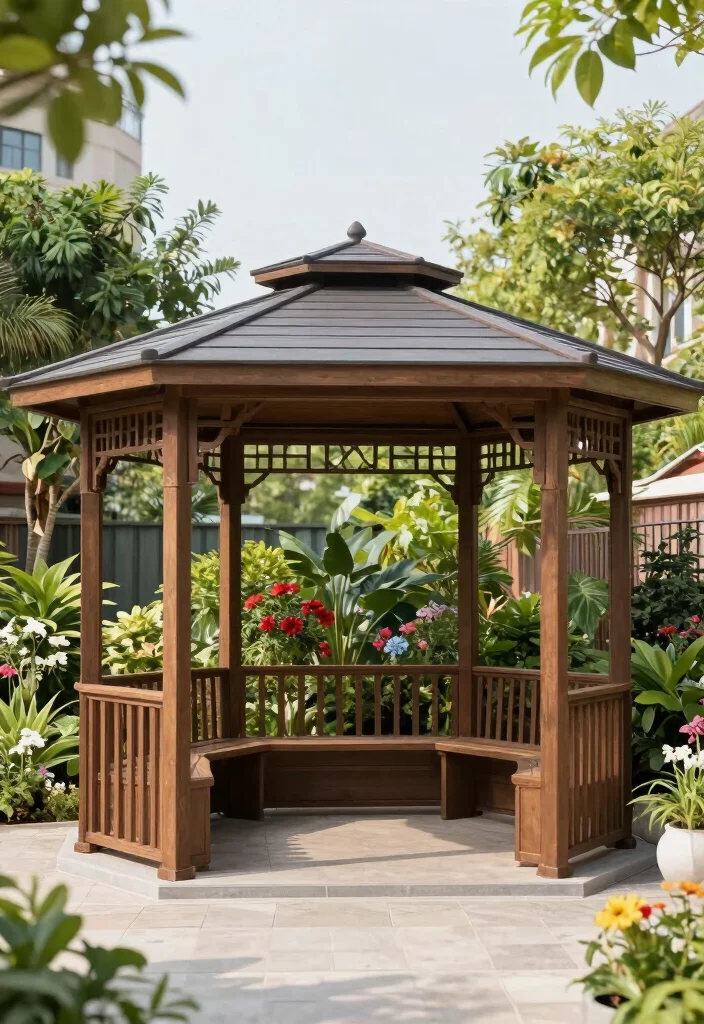 21 Stunning Sun Shade Canopy Ideas to Cool Down Your Yard 12. Multi Functional Shade Structures