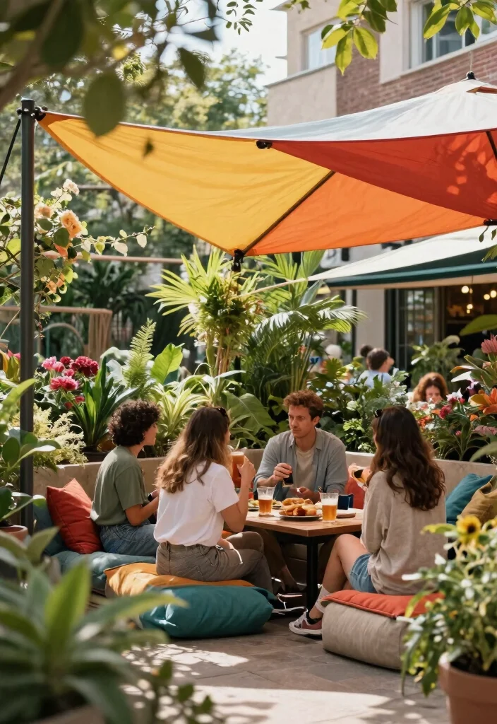 21 Stunning Sun Shade Canopy Ideas to Cool Down Your Yard 8. Pop Up Canopies for Flexibility